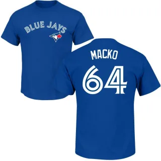 Men's Toronto Blue Jays Adam Macko Royal Roster T-Shirt