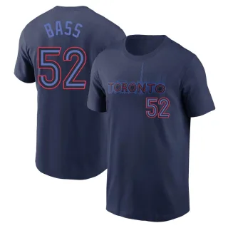 Men's Toronto Blue Jays Anthony Bass Navy 2024 City Connect T-Shirt