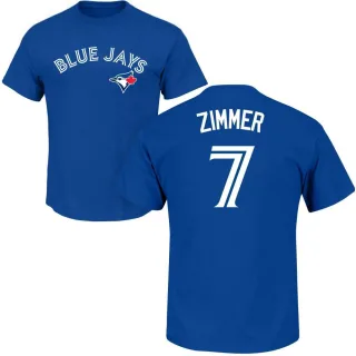 Men's Toronto Blue Jays Bradley Zimmer Royal Roster T-Shirt