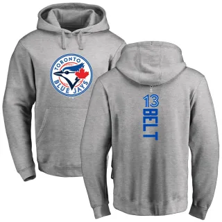 Brandon Belt Toronto Blue Jays Men's Backer T-Shirt - Ash