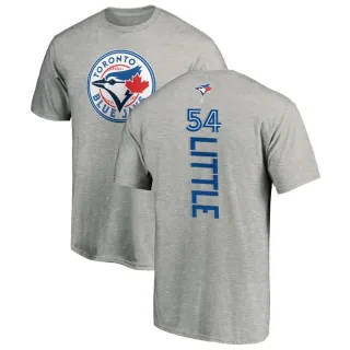 Men's Toronto Blue Jays Brendon Little Ash Backer T-Shirt