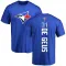 Men's Toronto Blue Jays Brett de Geus Royal Backer T-Shirt