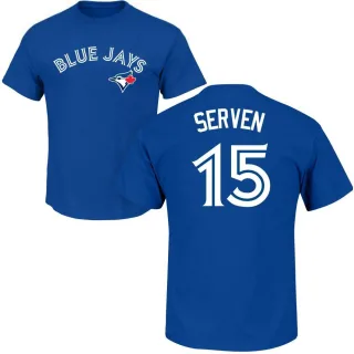 Men's Toronto Blue Jays Brian Serven Royal Roster T-Shirt