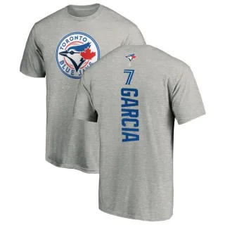 Men's Toronto Blue Jays Damaso Garcia Ash Backer T-Shirt