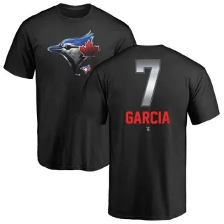 Men's Toronto Blue Jays Damaso Garcia Black Midnight Mascot T-Shirt