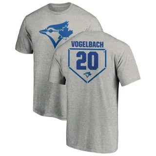 Men's Toronto Blue Jays Daniel Vogelbach Gray RBI T-Shirt Heathered