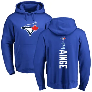 Men's Toronto Blue Jays Danny Ainge Royal Backer Pullover Hoodie