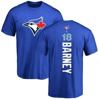 Men's Toronto Blue Jays Darwin Barney Royal Backer T-Shirt