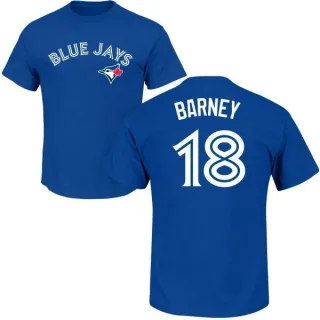 Men's Toronto Blue Jays Darwin Barney Royal Roster T-Shirt