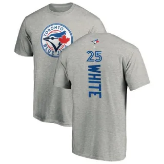 Men's Toronto Blue Jays Devon White White Backer T-Shirt Ash