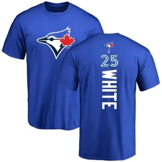 Men's Toronto Blue Jays Devon White White Backer T-Shirt Royal