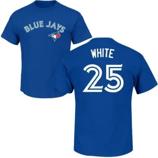 Men's Toronto Blue Jays Devon White White Roster T-Shirt Royal