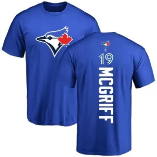 Men's Toronto Blue Jays Fred Mcgriff Royal Backer T-Shirt