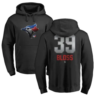 Men's Toronto Blue Jays Jake Bloss Black Branded Midnight Mascot Pullover Hoodie -