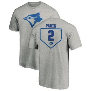 Men's Toronto Blue Jays Joe Panik Gray RBI T-Shirt Heathered