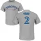 Men's Toronto Blue Jays Joe Panik Gray Roster T-Shirt