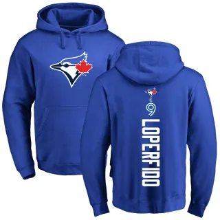 Men's Toronto Blue Jays Joey Loperfido Royal Backer Pullover Hoodie