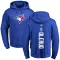 Men's Toronto Blue Jays John Olerud Royal Backer Pullover Hoodie