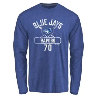 Men's Toronto Blue Jays Nicholas Raposo Royal Base Runner Long Sleeve T-Shirt