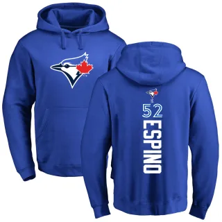 Men's Toronto Blue Jays Paolo Espino Royal Backer Pullover Hoodie