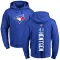 Men's Toronto Blue Jays Pat Hentgen Royal Backer Pullover Hoodie