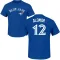 Men's Toronto Blue Jays Roberto Alomar Royal Roster T-Shirt