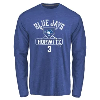 Men's Toronto Blue Jays Spencer Horwitz Royal Base Runner Long Sleeve T-Shirt