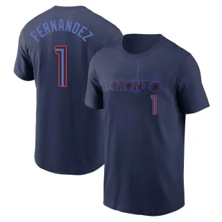 Men's Toronto Blue Jays Tony Fernandez Navy 2024 City Connect T-Shirt