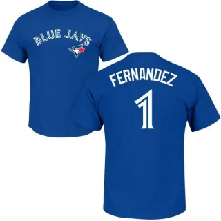 Men's Toronto Blue Jays Tony Fernandez Royal Roster T-Shirt