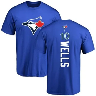 Men's Toronto Blue Jays Vernon Wells Royal Backer T-Shirt