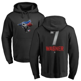 Men's Toronto Blue Jays Will Wagner Black Branded Midnight Mascot Pullover Hoodie -