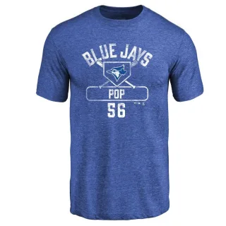 Men's Toronto Blue Jays Zach Pop Royal Base Runner T-Shirt