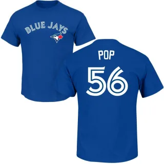 Men's Toronto Blue Jays Zach Pop Royal Roster T-Shirt