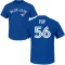 Men's Toronto Blue Jays Zach Pop Royal Roster T-Shirt