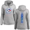 Women's Toronto Blue Jays Alex Gonzalez Ash Backer Pullover Hoodie