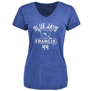 Women's Toronto Blue Jays Bowden Francis Royal Base Runner T-Shirt