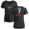 Women's Toronto Blue Jays Bradley Zimmer Black Midnight Mascot V-Neck T-Shirt