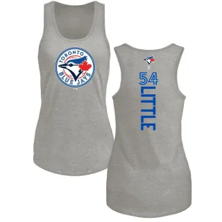 Women's Toronto Blue Jays Brendon Little Ash Backer Tank Top