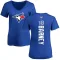 Women's Toronto Blue Jays Darwin Barney Royal Backer Slim Fit T-Shirt