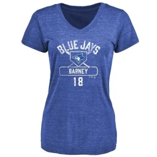 Women's Toronto Blue Jays Darwin Barney Royal Base Runner T-Shirt