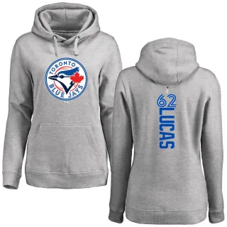 Women's Toronto Blue Jays Easton Lucas Ash Backer Pullover Hoodie