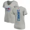 Women's Toronto Blue Jays Emmanuel Ramirez Ash Backer Slim Fit T-Shirt