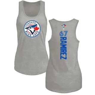 Women's Toronto Blue Jays Emmanuel Ramirez Ash Backer Tank Top