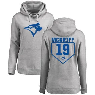 Women's Toronto Blue Jays Fred Mcgriff Gray Branded RBI Pullover Hoodie - Heathered