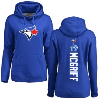 Women's Toronto Blue Jays Fred Mcgriff Royal Backer Pullover Hoodie