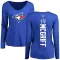 Women's Toronto Blue Jays Fred Mcgriff Royal Backer Slim Fit Long Sleeve T-Shirt