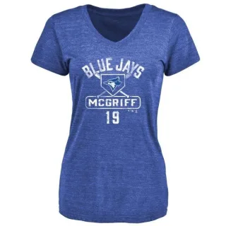 Women's Toronto Blue Jays Fred Mcgriff Royal Base Runner T-Shirt