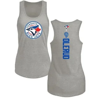 Women's Toronto Blue Jays John Olerud Ash Backer Tank Top