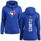 Women's Toronto Blue Jays Nathan Lukes Royal Backer Pullover Hoodie