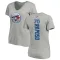 Women's Toronto Blue Jays Nicholas Raposo Ash Backer Slim Fit T-Shirt